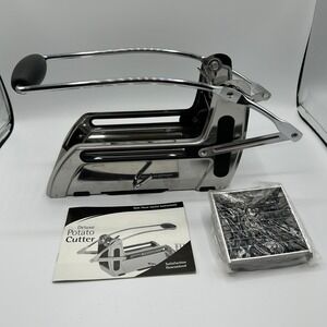 Deluxe Potato Cutter French Fry Vegetable Stick Slicer Stainless Steel Kitchen